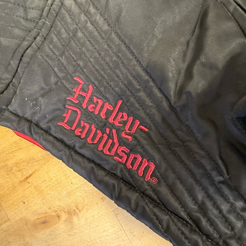 Harley-Davidson Coat size Small Women’s Black Hooded Jacket Size S - Picture 8 of 14